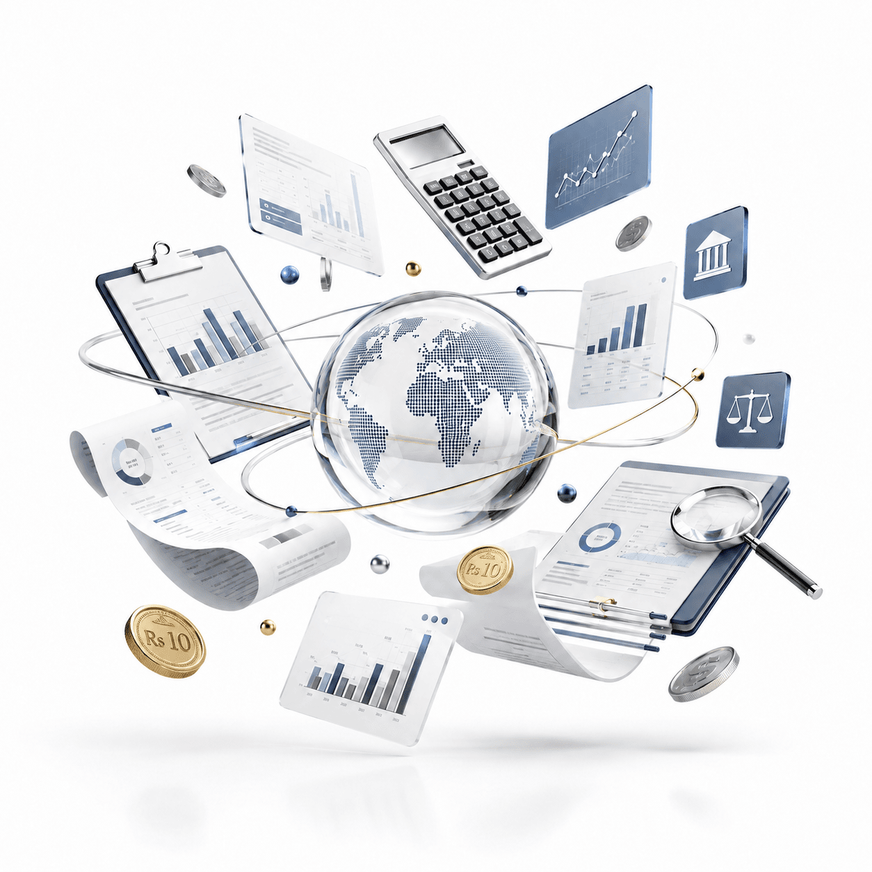 Finance service illustration